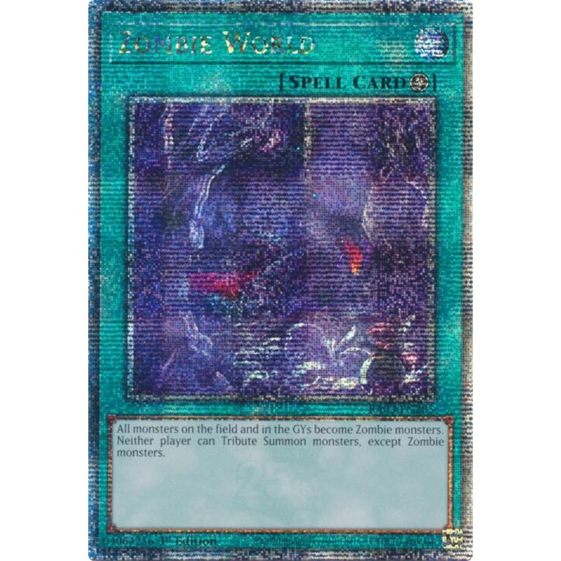 Zombie World (Quarter Century Secret Rare) [RA03-EN205] Quarter Century Secret Rare
