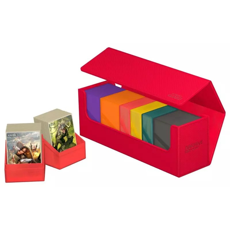 Ultimate Guard: Arkhive Xenoskin 400+ – Monocolor Red