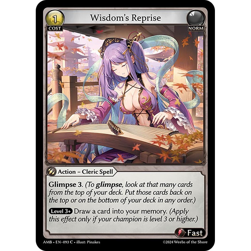 Wisdom’s Reprise (093) [Mortal Ambition]