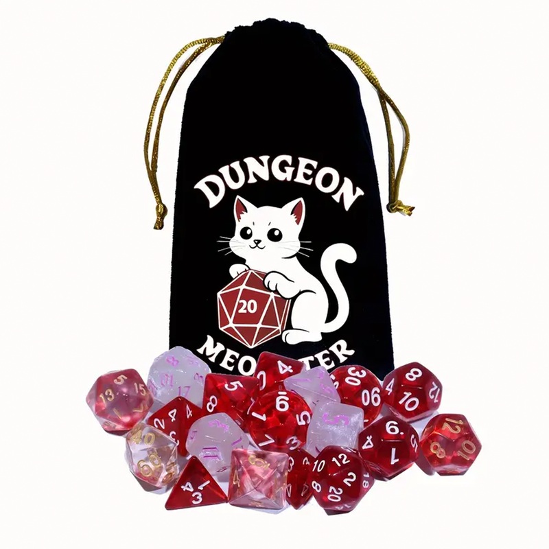Dungeon Meowster – Dice Bag