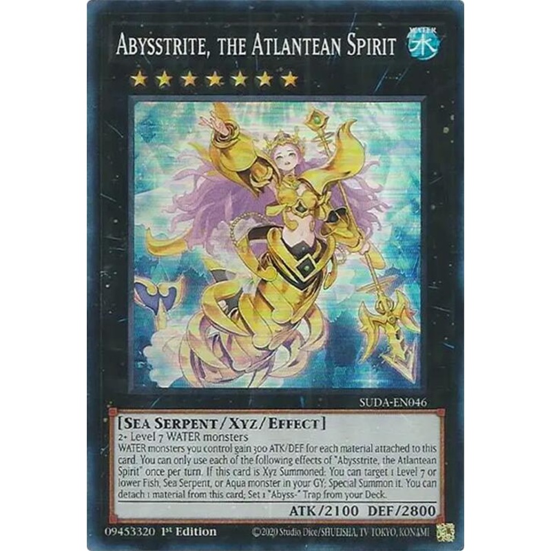 Abysstrite, the Atlantean Spirit [SUDA-EN046] Super Rare