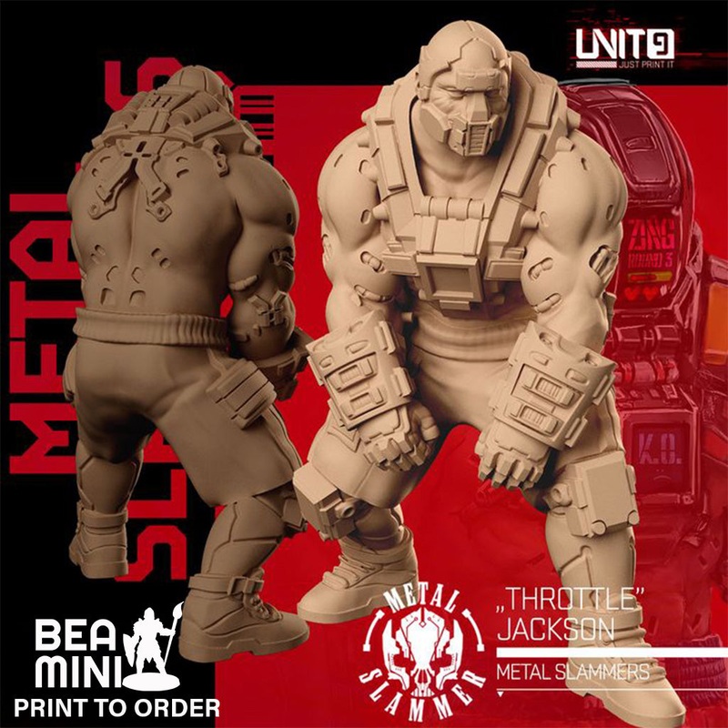 “Throttle” Jackson | BeaMini Print to Order Miniatures