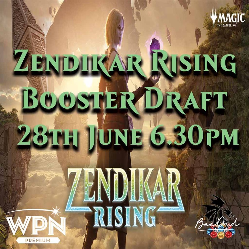 Zendikar Rising Booster Draft 28th June 6.30pm ticket