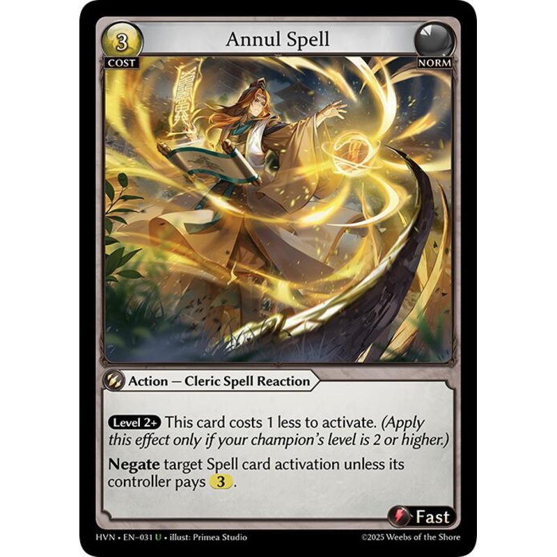 Annul Spell (031) [Abyssal Heaven]