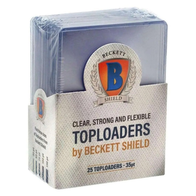 Beckett Shield Toploader Card Loaders   35pt (25 Pack)