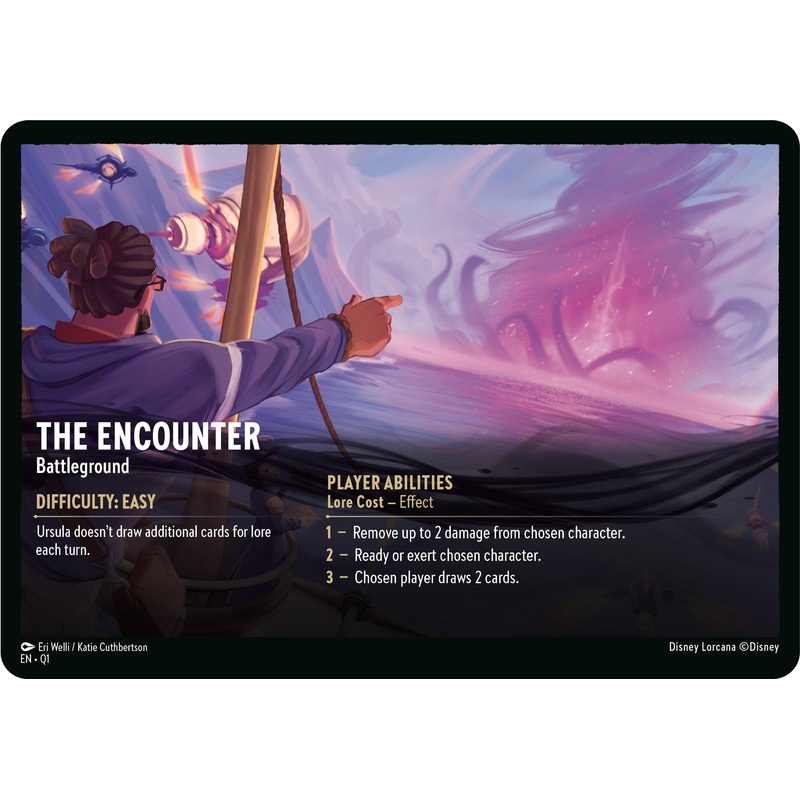 The Encounter // A Dark Realm – Battleground (Oversized) [Illumineer’s Quest: Deep Trouble]