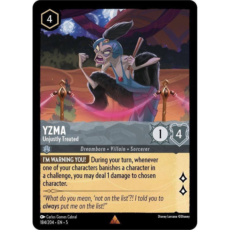 Yzma – Unjustly Treated (184/204) [Shimmering Skies]