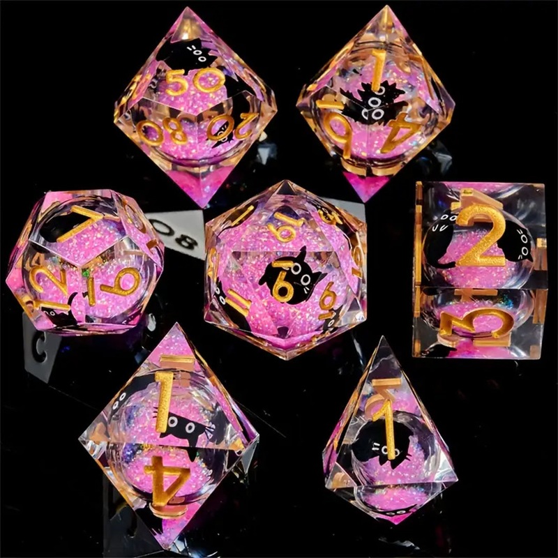 Whisper – Sharp Edge Liquid Core Dice