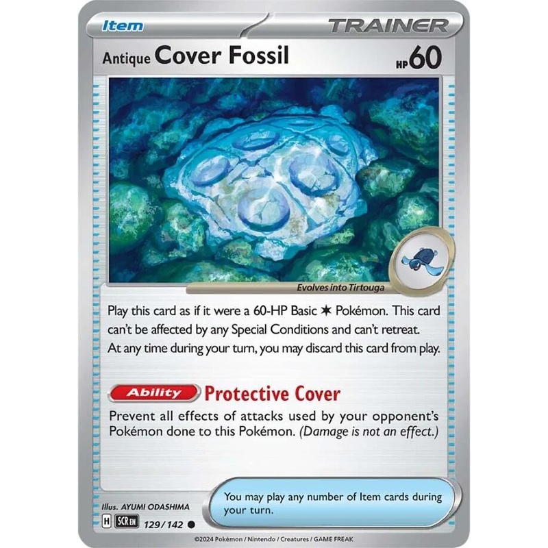 Antique Cover Fossil (129/142) [Scarlet & Violet: Stellar Crown]