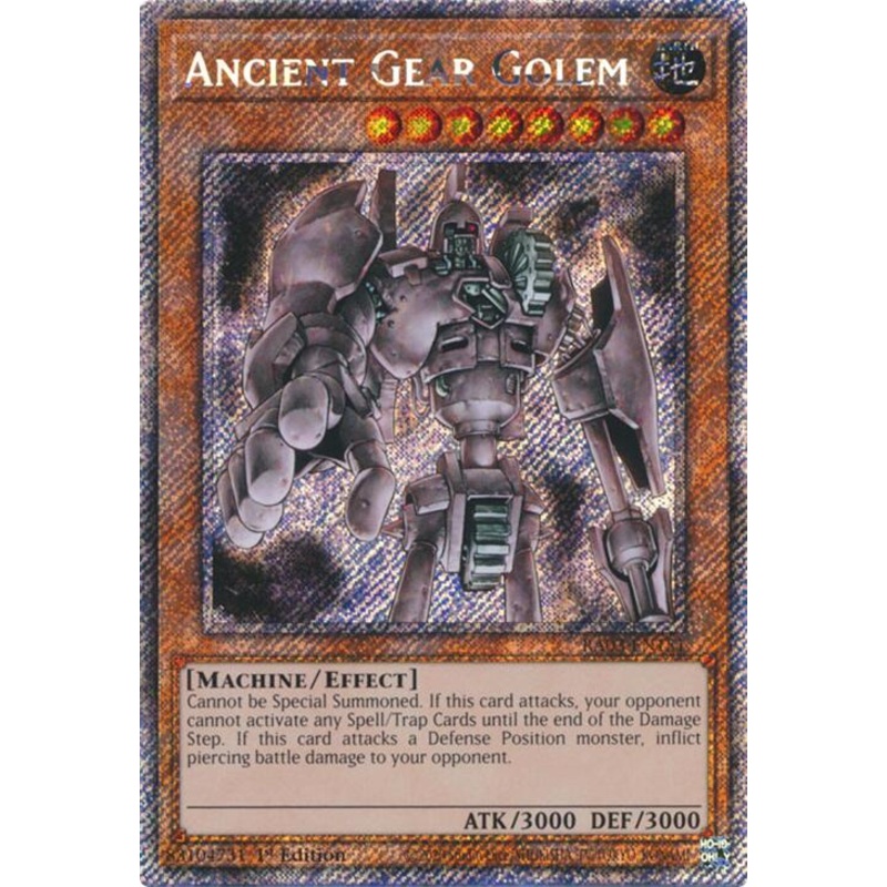 Ancient Gear Golem (Platinum Secret Rare) [RA03-EN151] Platinum Secret Rare