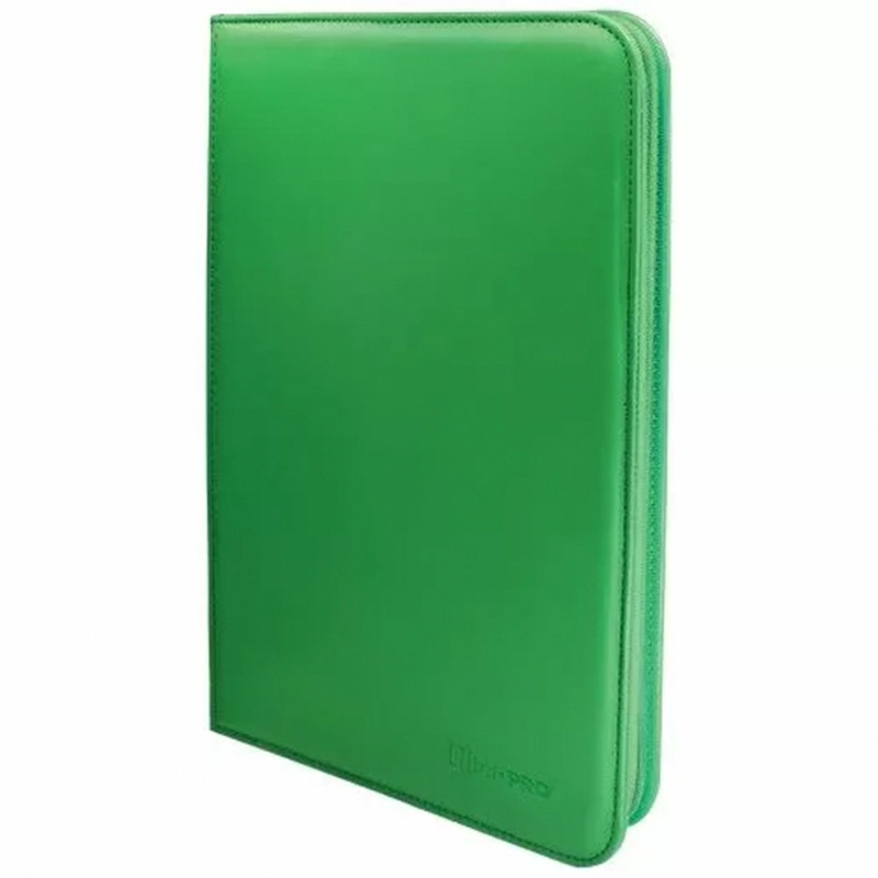 Ultra Pro Binder – Vivid 9-Pocket Zippered Pro-Binder – Green