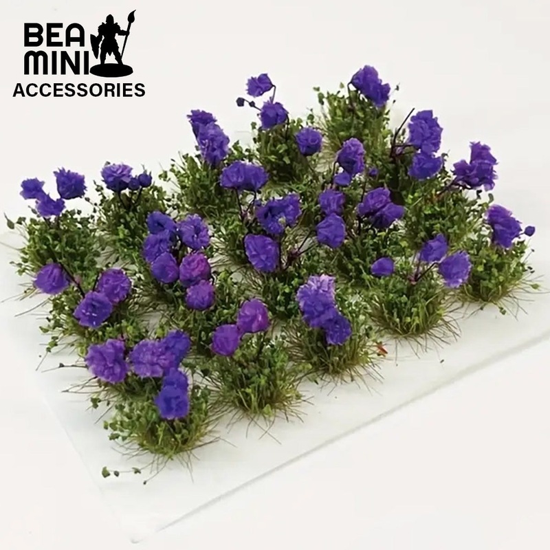 Bea Mini Basing Tufts – Purple Flowers 20 Tuft Pack
