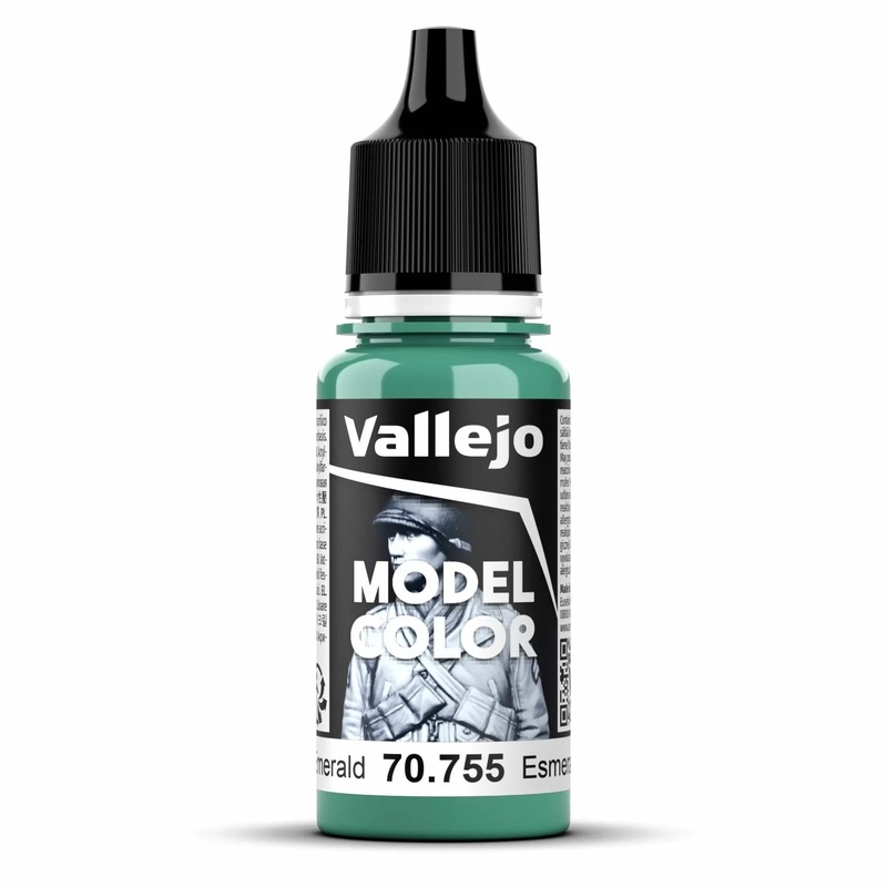 Vallejo Model Colour – Light Emerald (Single Bottle 18ml)