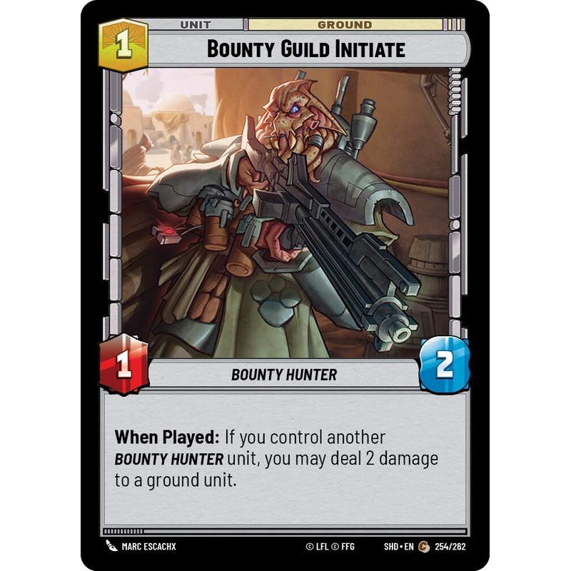 Bounty Guild Initiate (254/262) [Shadows of the Galaxy]