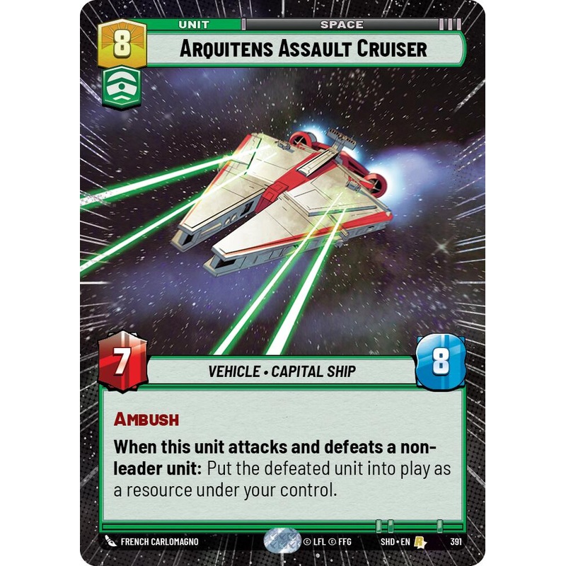 Arquitens Assault Cruiser (Hyperspace) (391) [Shadows of the Galaxy]