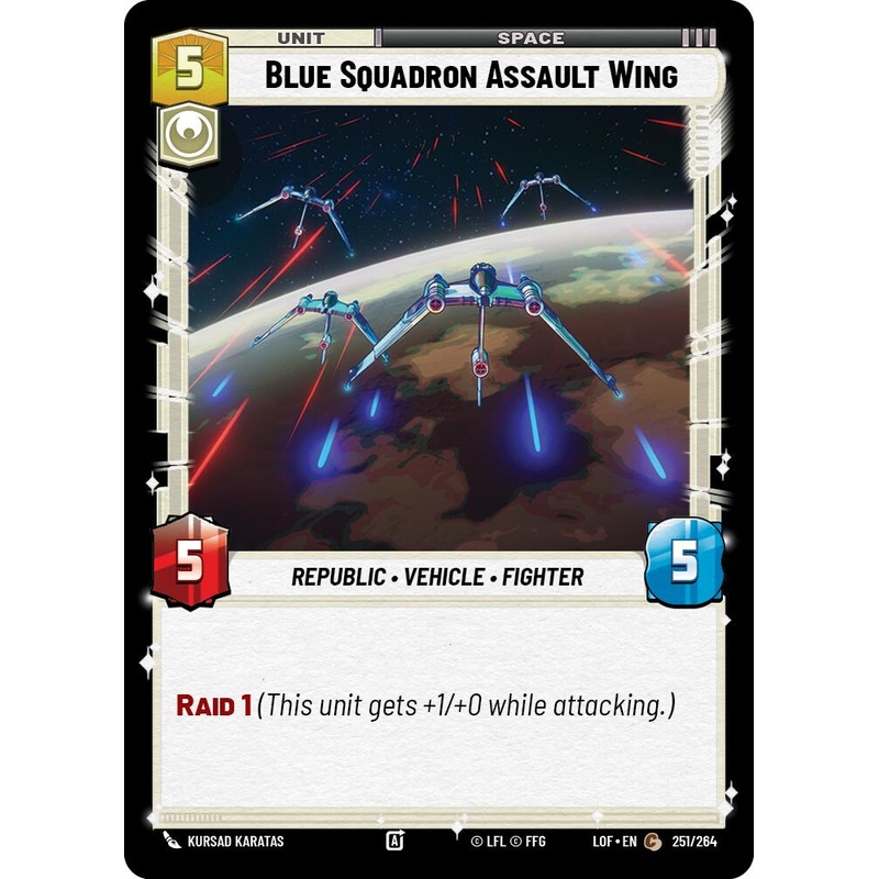 Blue Squadron Assault Wing (251/264) (251/264) [Legends of the Force]