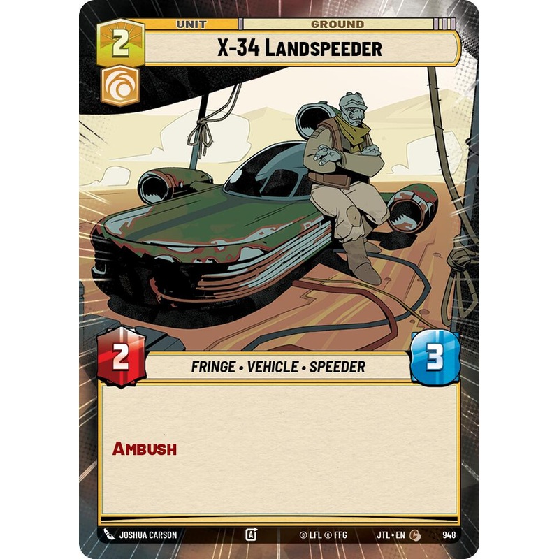 X-34 Landspeeder (948) (Hyperspace Foil) (948) [Jump to Lightspeed]
