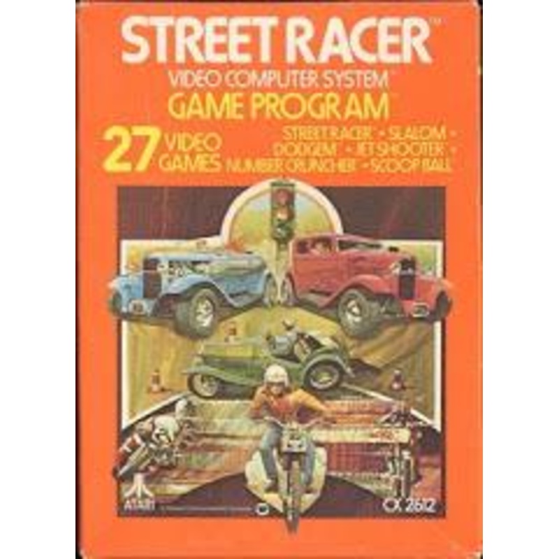 Street Racer [Text Label] – Atari 2600