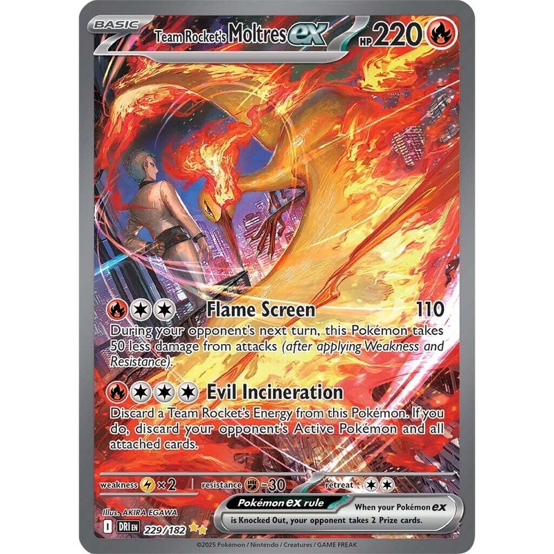 Team Rocket’s Moltres ex (229/182) [Scarlet & Violet: Destined Rivals]
