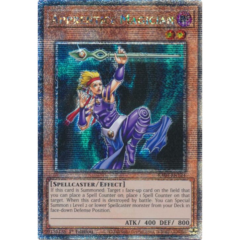 Apprentice Magician (Quarter Century Secret Rare) [RA03-EN124] Quarter Century Secret Rare