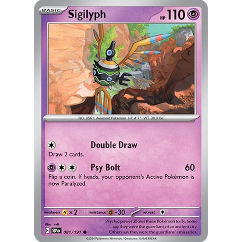 Sigilyph (081/191) [Scarlet & Violet: Surging Sparks]