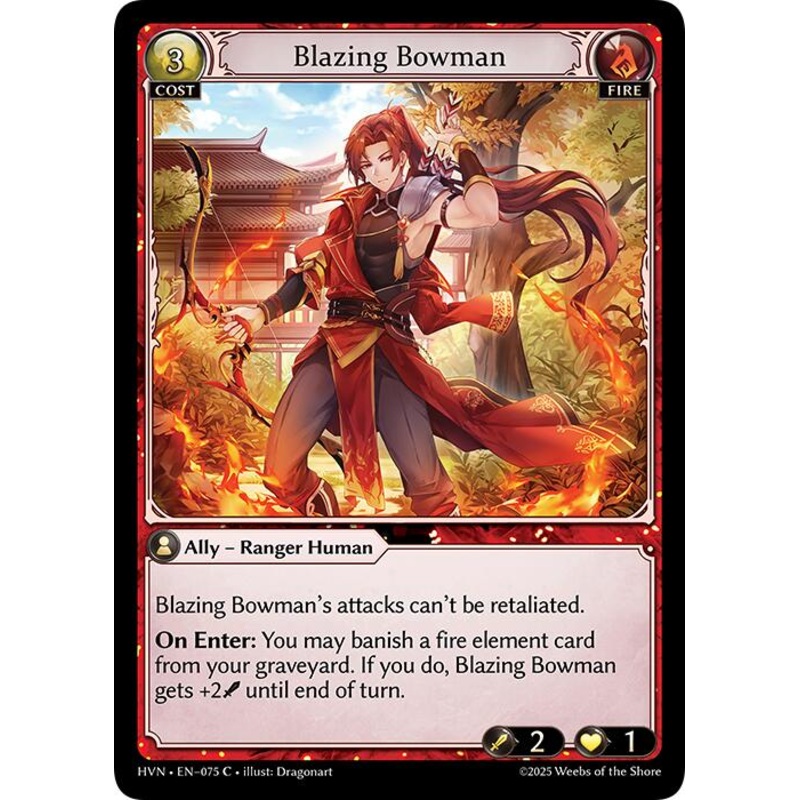 Blazing Bowman (075) [Abyssal Heaven]