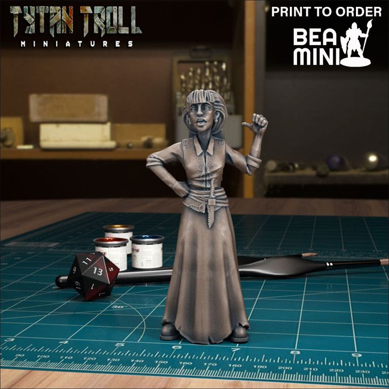 Curse of Strahd – Mirabel  | BeaMini Print to Order Miniatures