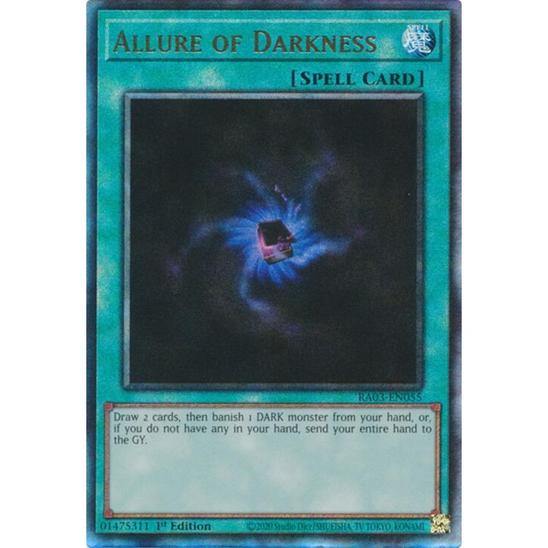 Allure of Darkness (UTR) [RA03-EN055] Prismatic Ultimate Rare