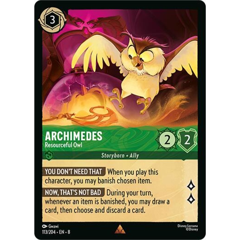 Archimedes – Resourceful Owl (113/204) [Reign of Jafar]