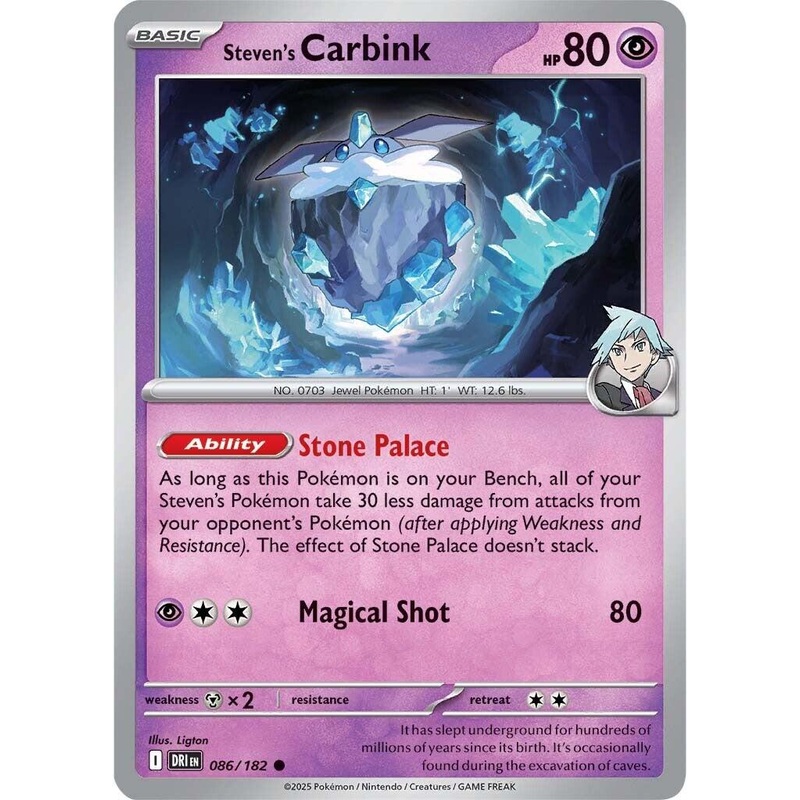 Steven’s Carbink (086/182) [Scarlet & Violet: Destined Rivals]