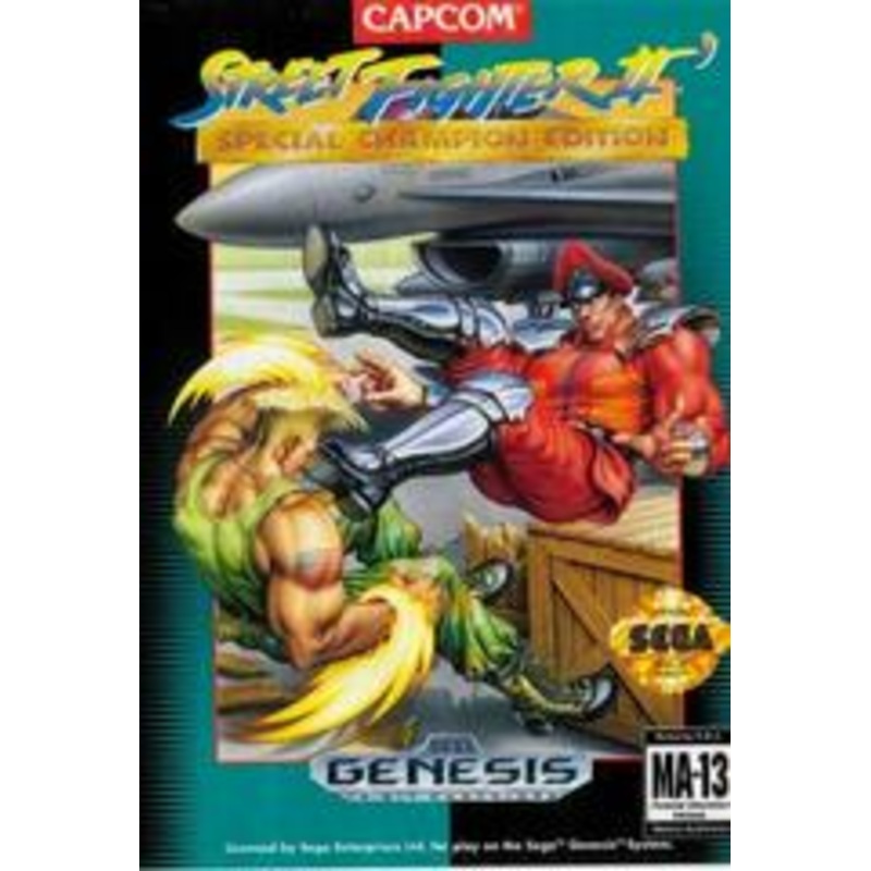 Street Fighter II Special Champion Edition [Cardboard Box] – Sega Genesis
