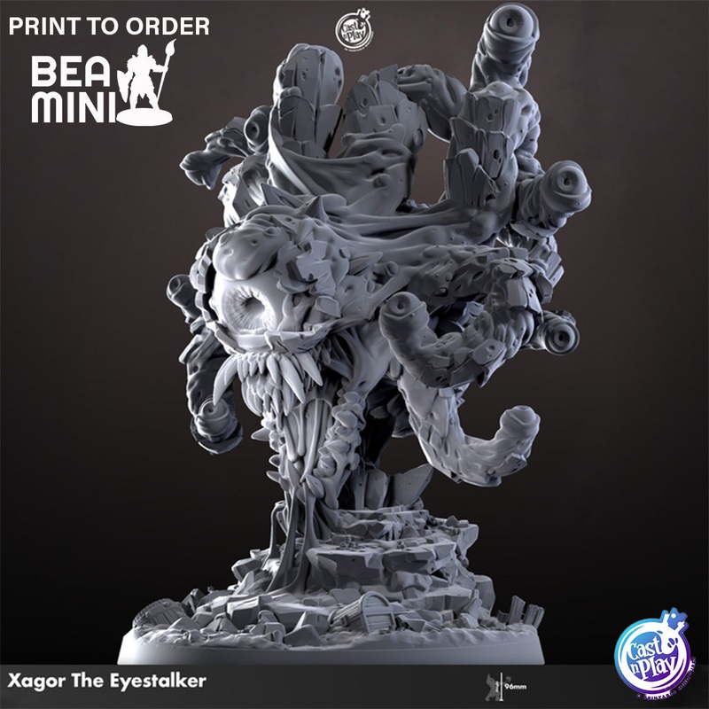 Beholder – Xagor, The Eyestalker | BeaMini Print to Order Miniatures