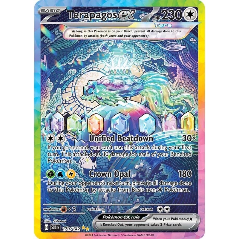 Terapagos ex (170/142) [Scarlet & Violet: Stellar Crown]