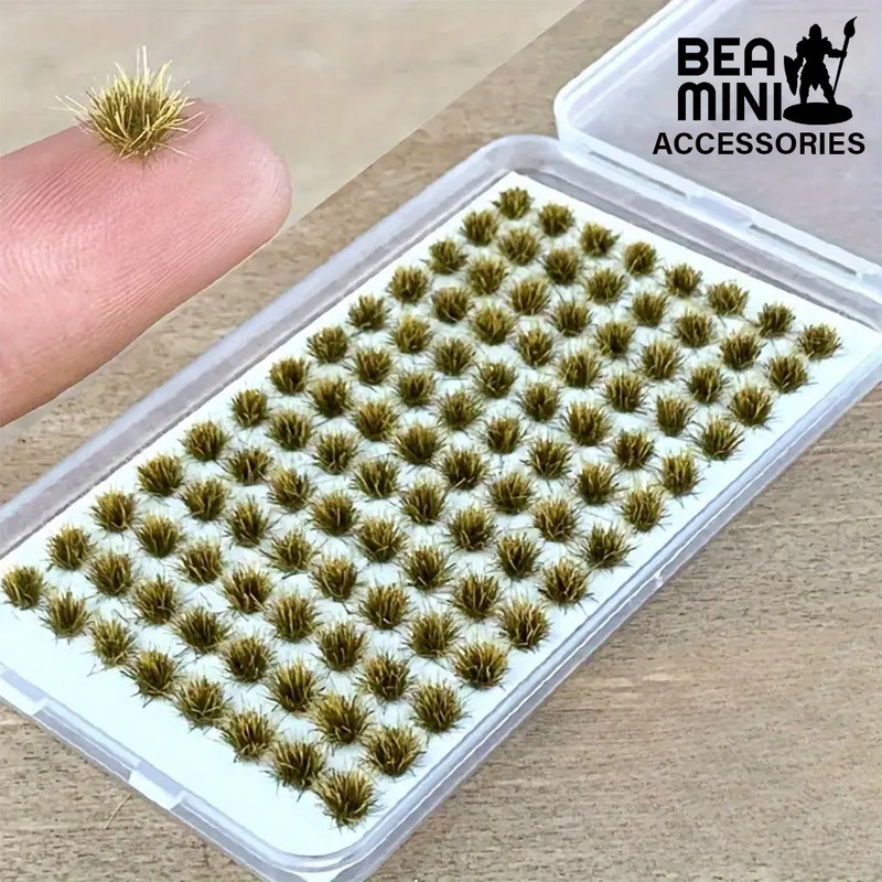 Bea Mini Basing Tufts – Withered Green 104Tuft Pack