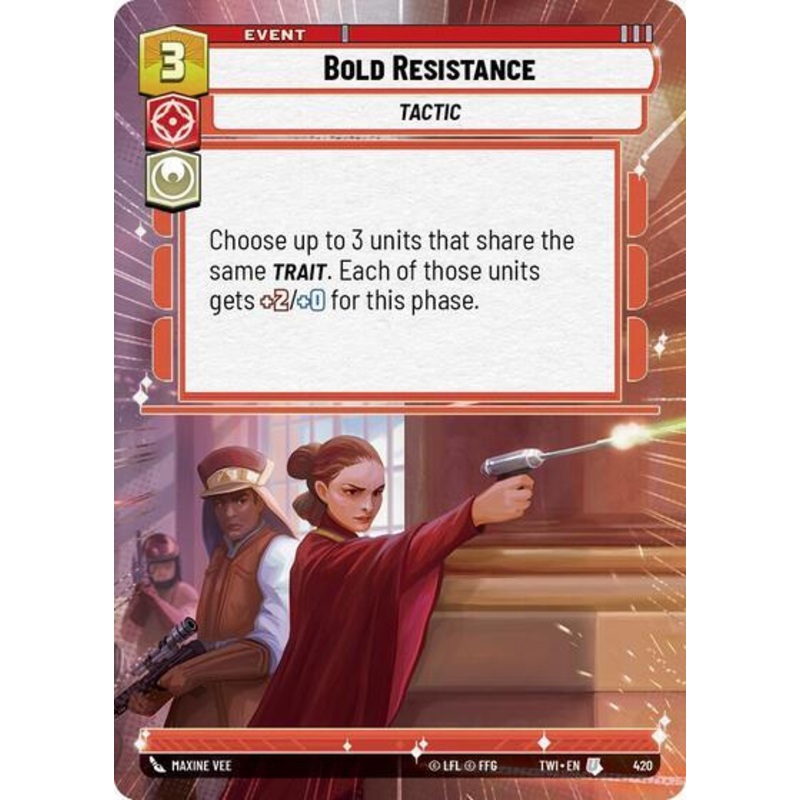 Bold Resistance (Hyperspace) (420) [Twilight of the Republic]