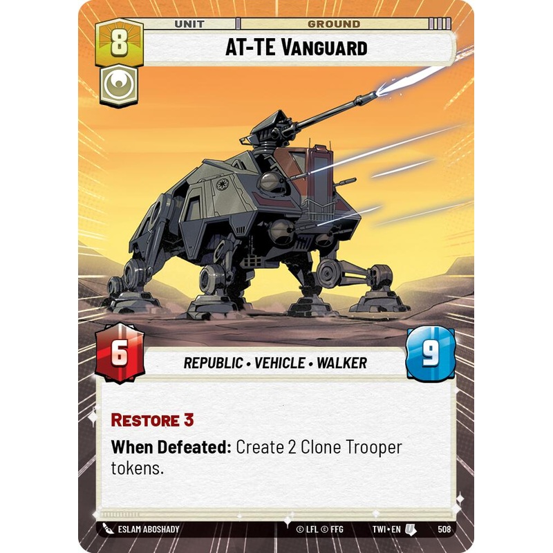 AT-TE Vanguard (Hyperspace) (508) [Twilight of the Republic]