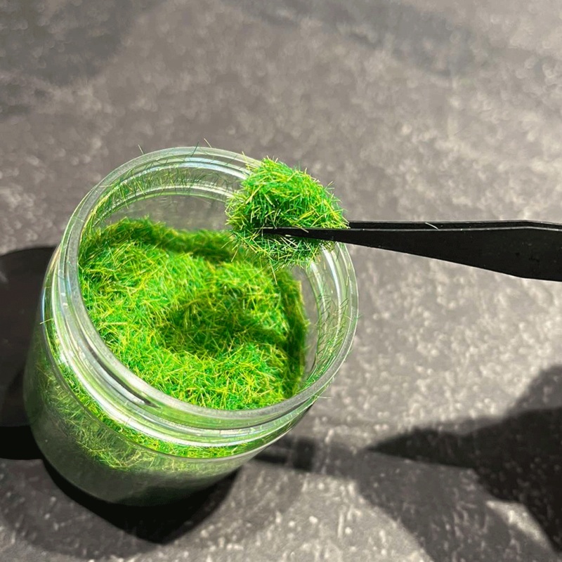 Bea Mini Basing Flock – Static Grass (Wilderness Green) 10g Bottle