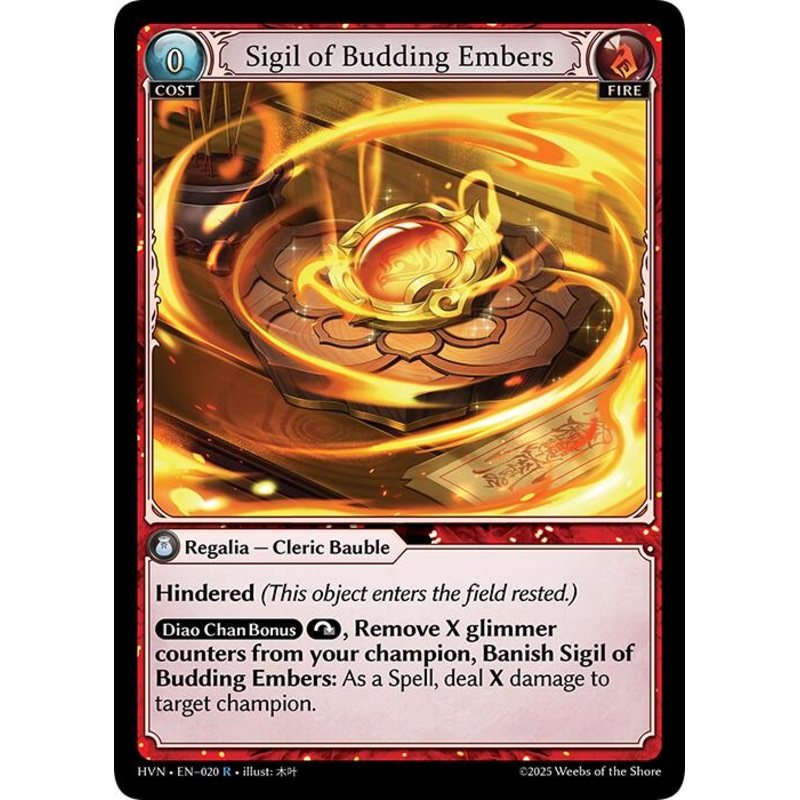Sigil of Budding Embers (020) [Abyssal Heaven]