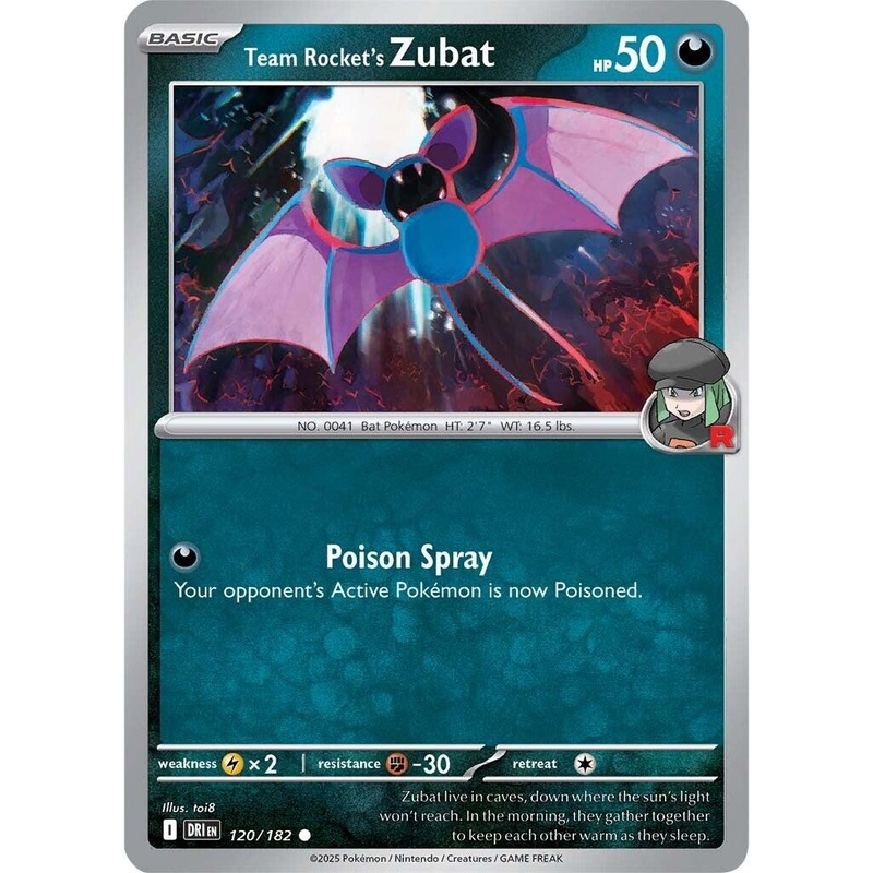 Team Rocket’s Zubat (120/182) [Scarlet & Violet: Destined Rivals]