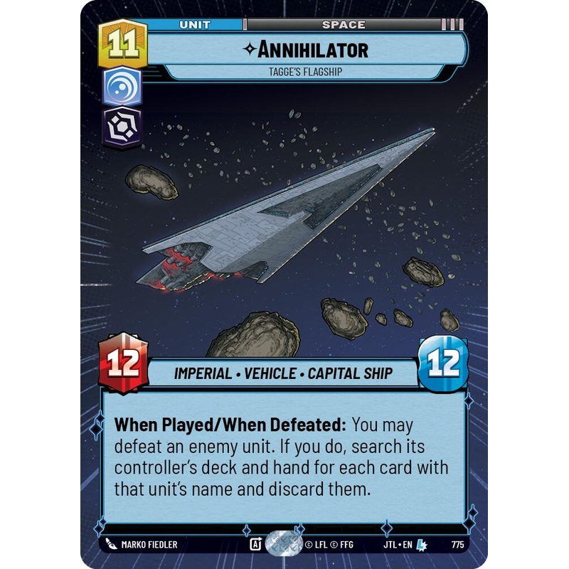 Annihilator – Tagge’s Flagship (775) (Hyperspace Foil) (775) [Jump to Lightspeed]