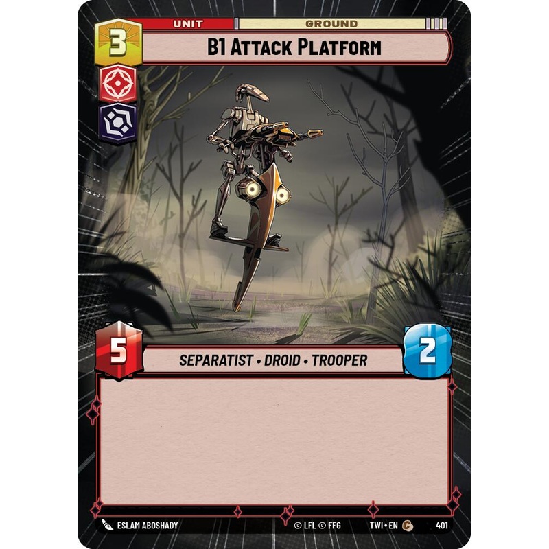 B1 Attack Platform (Hyperspace) (401) [Twilight of the Republic]