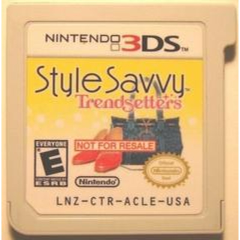 Style Savvy Trendsetters [Not for Resale] – Nintendo 3DS