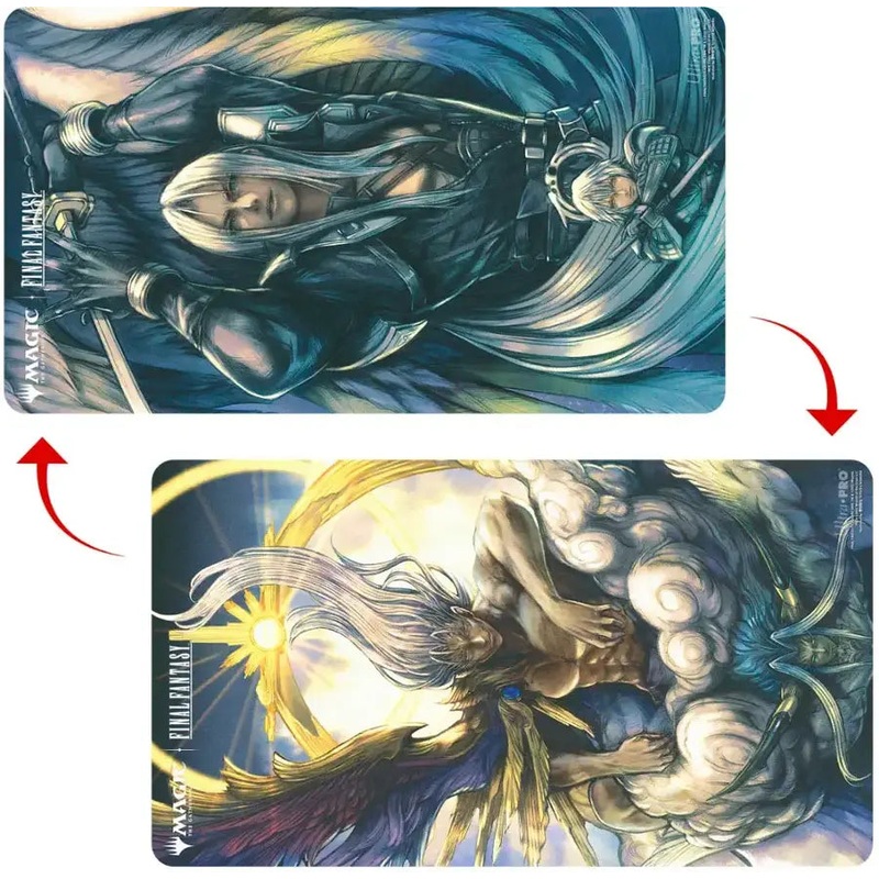 Ultra Pro Double Sided Playmat – Final Fantasy: Sephiroth, Fabled SOLDIER / Sephiroth, One-Winged Angel