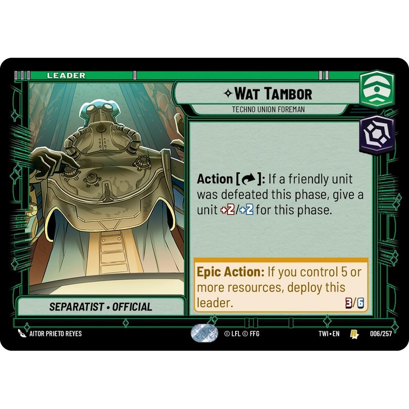 Wat Tambor – Techno Union Foreman (006/257) [Twilight of the Republic]