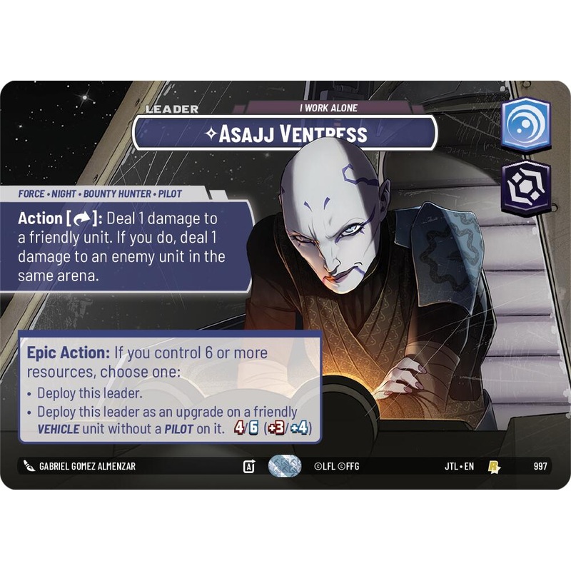 Asajj Ventress – I Work Alone (997) (Showcase) (997) [Jump to Lightspeed]