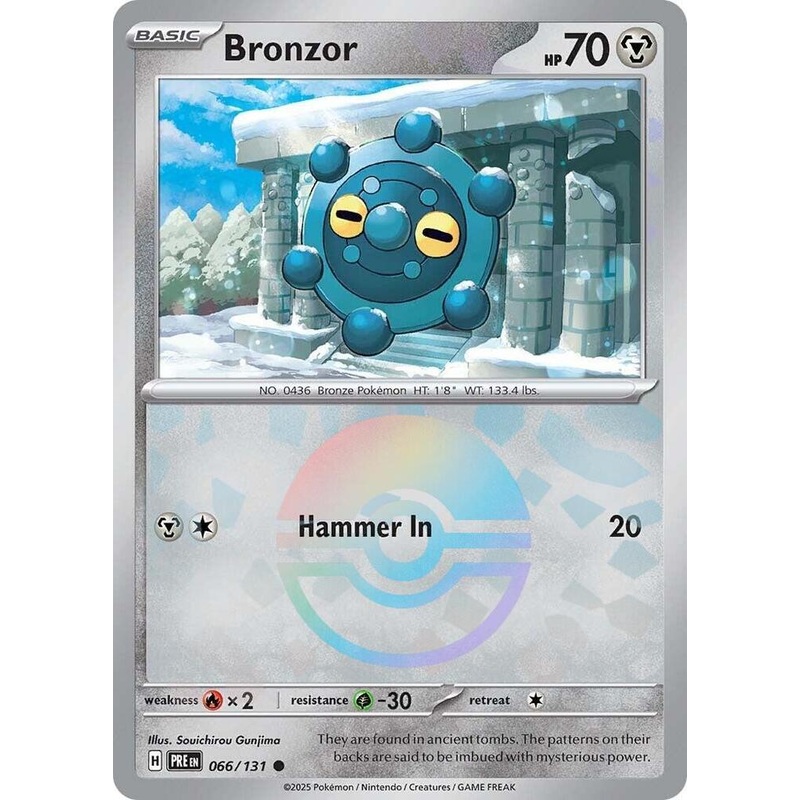 Bronzor (066/131) (Poke Ball Pattern) [Scarlet & Violet: Prismatic Evolutions]