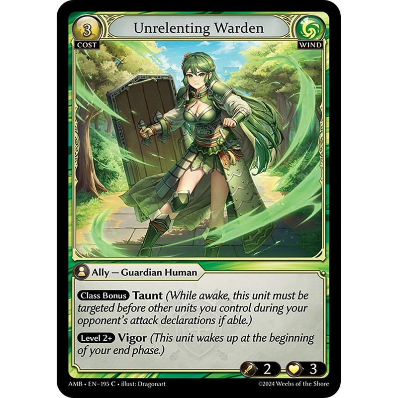 Unrelenting Warden (195) [Mortal Ambition]