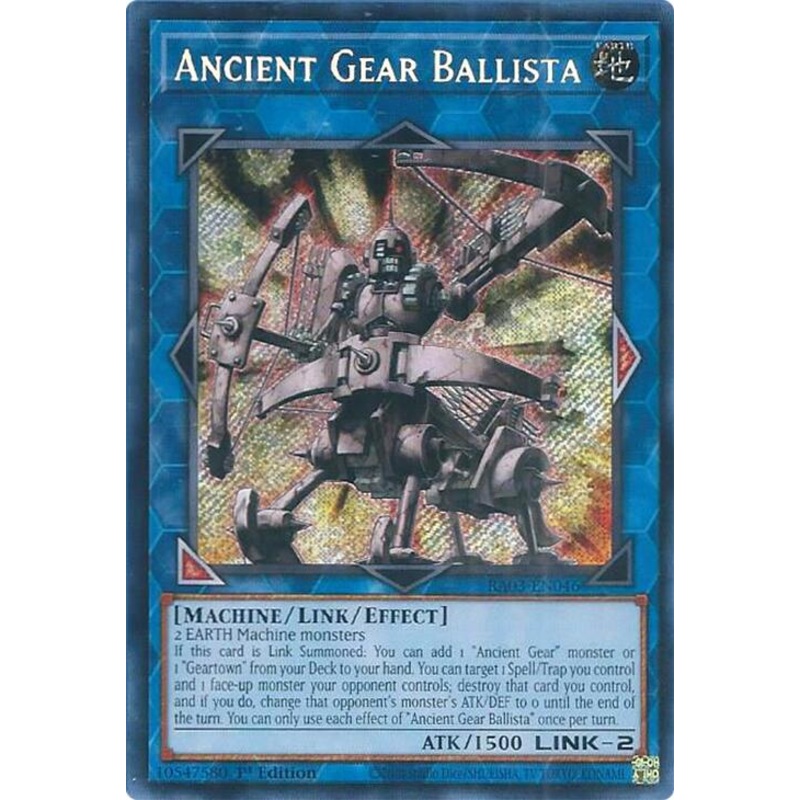 Ancient Gear Ballista (Secret Rare) [RA03-EN046] Secret Rare