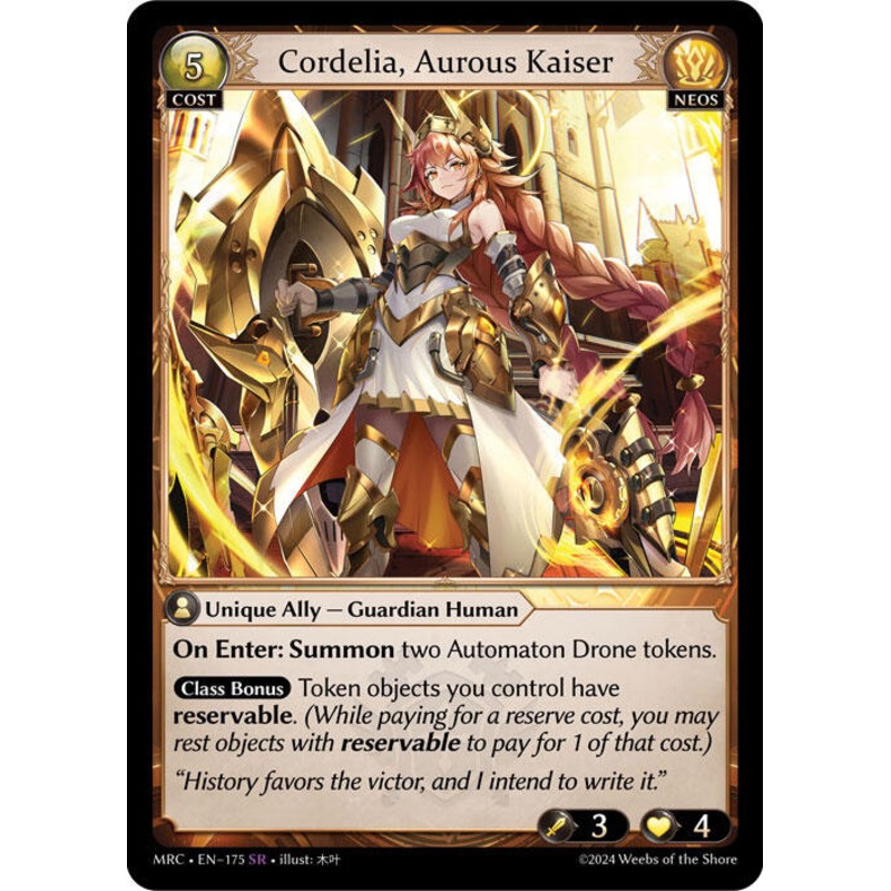 Cordelia, Aurous Kaiser (175) [Mercurial Heart]
