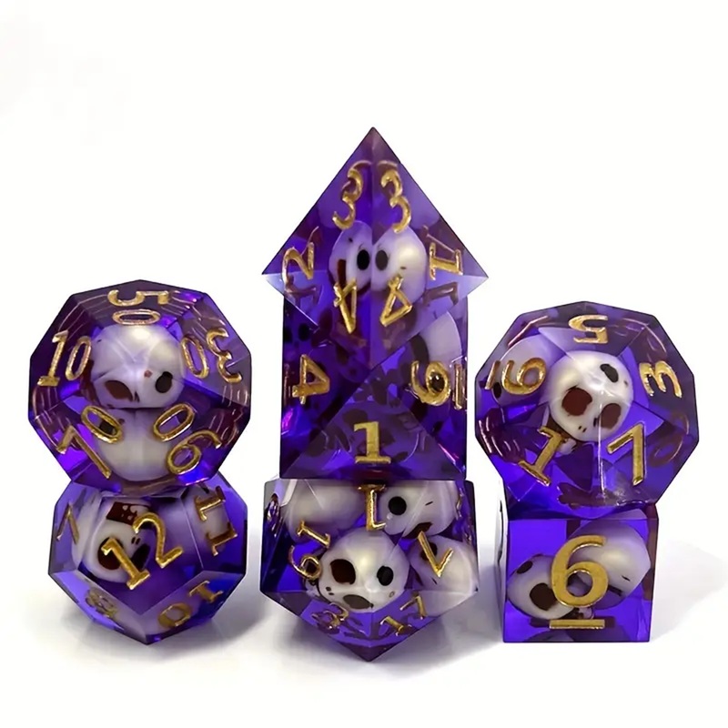 Poison Crypt – Sharpedge Dice Set and Dice Case